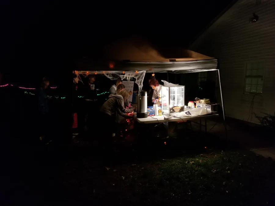Yaphank Trail of Terror scene